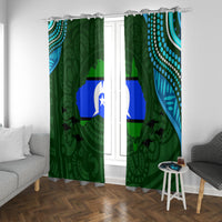 Torest Trait Islands Mix Aboriginal Pattern Window Curtain - Wonder Print Shop
