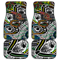 Aboriginal Lizzard Pattern Dot Art Car Mats - Wonder Print Shop