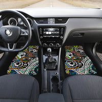 Aboriginal Lizzard Pattern Dot Art Car Mats - Wonder Print Shop