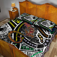 Aboriginal Lizzard Pattern Dot Art Quilt Bed Set - Wonder Print Shop