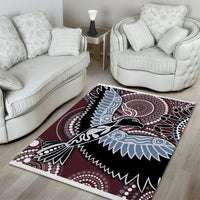 Aboriginal Pattern Bird Area Rug - Wonder Print Shop