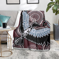 Aboriginal Pattern Bird Blanket