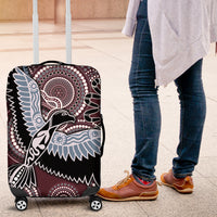 Aboriginal Pattern Bird Luggage Cover - Wonder Print Shop
