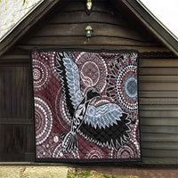 Aboriginal Pattern Bird Quilt - Wonder Print Shop