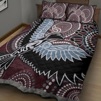 Aboriginal Pattern Bird Quilt Bed Set - Wonder Print Shop