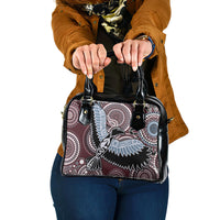 Aboriginal Pattern Bird Shoulder Handbag