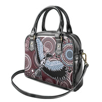 Aboriginal Pattern Bird Shoulder Handbag