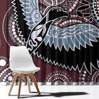 Aboriginal Pattern Bird Window Curtain - Wonder Print Shop