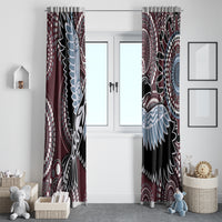 Aboriginal Pattern Bird Window Curtain - Wonder Print Shop
