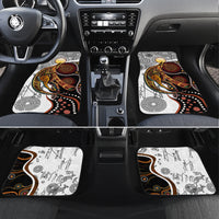Aboriginal Kangaroo Pattern Dot Art Car Mats - Wonder Print Shop