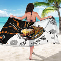 Aboriginal Kangaroo Pattern Dot Art Sarong - Wonder Print Shop