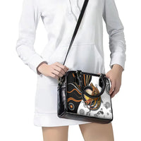 Aboriginal Kangaroo Pattern Dot Art Shoulder Handbag