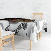 Aboriginal Kangaroo Pattern Dot Art Tablecloth - Wonder Print Shop