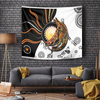 Aboriginal Kangaroo Pattern Dot Art Tapestry - Wonder Print Shop
