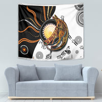 Aboriginal Kangaroo Pattern Dot Art Tapestry - Wonder Print Shop