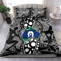Torest Trait Islands Map Mix Aboriginal Pattern Bedding Set - Wonder Print Shop