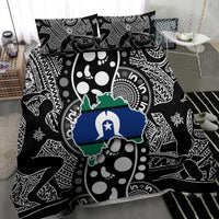 Torest Trait Islands Map Mix Aboriginal Pattern Bedding Set - Wonder Print Shop