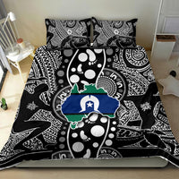 Torest Trait Islands Map Mix Aboriginal Pattern Bedding Set - Wonder Print Shop
