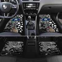 Torest Trait Islands Map Mix Aboriginal Pattern Car Mats - Wonder Print Shop