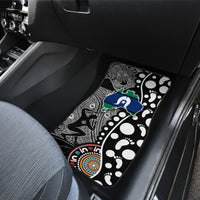 Torest Trait Islands Map Mix Aboriginal Pattern Car Mats - Wonder Print Shop