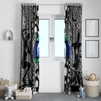 Torest Trait Islands Map Mix Aboriginal Pattern Window Curtain - Wonder Print Shop