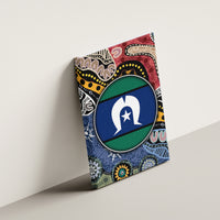 Torest Trait Islands Mix Aboriginal Pattern Canvas Wall Art - Wonder Print Shop