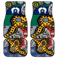 Torest Trait Islands Mix Aboriginal Pattern Car Mats - Wonder Print Shop