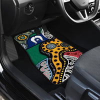 Torest Trait Islands Mix Aboriginal Pattern Car Mats - Wonder Print Shop