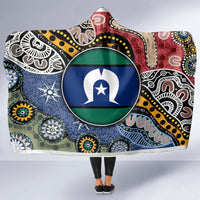 Torest Trait Islands Mix Aboriginal Pattern Hooded Blanket