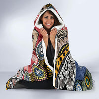 Torest Trait Islands Mix Aboriginal Pattern Hooded Blanket