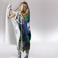 Torest Trait Islands Mix Aboriginal Pattern Hooded Blanket