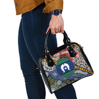 Torest Trait Islands Mix Aboriginal Pattern Shoulder Handbag