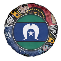 Torest Trait Islands Mix Aboriginal Pattern Spare Tire Cover - Wonder Print Shop