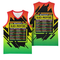 Without Black Inventors Educational List Basketball Jersey Black History Month African