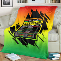 Without Black Inventors Educational List Blanket Black History Month African