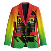 Without Black Inventors Educational List Blazer Black History Month African