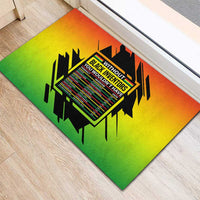 Without Black Inventors Educational List Rubber Doormat Black History Month African