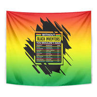 Without Black Inventors Educational List Tapestry Black History Month African