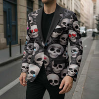 Emoji Skulls Blazer Moodboard of the Dead
