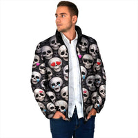 Emoji Skulls Padded Jacket Moodboard of the Dead