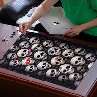 Emoji Skulls Puzzle Moodboard of the Dead