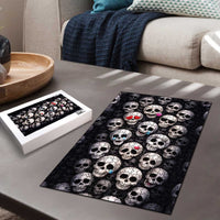 Emoji Skulls Puzzle Moodboard of the Dead