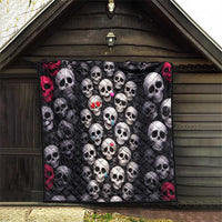 Emoji Skulls Quilt Moodboard of the Dead