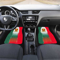 Bulgaria National Crest Car Mats with Tricolor Design and Folk Cuff Pattern