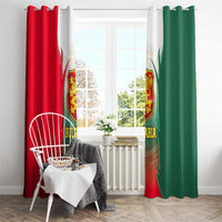 Bulgaria National Crest Window Curtain with Tricolor Design and Folk Cuff Pattern