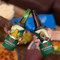 Bulgaria Liberation Day 4 in 1 Can Cooler Tumbler with Shipka Monument and Tricolor Lion Graphic