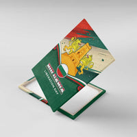 Bulgaria Liberation Day Canvas Wall Art with Shipka Monument and Tricolor Lion Graphic