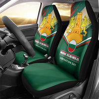 Bulgaria Liberation Day Car Seat Cover with Shipka Monument and Tricolor Lion Graphic
