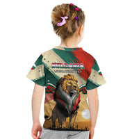 Bulgaria Liberation Day Kid T Shirt with Shipka Monument and Tricolor Lion Graphic