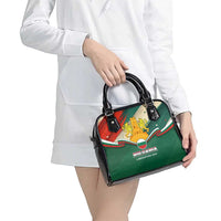 Bulgaria Liberation Day Shoulder Handbag with Shipka Monument and Tricolor Lion Graphic